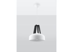Laelamp Casco, valge/must