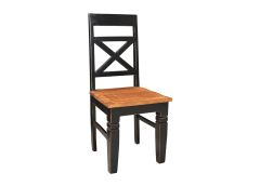 Söögitoolide komplekt Corsica, 2 tk, mangopuit/must/mesi