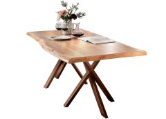 Söögilaud Tische 200x100, akaatsiapuit, antiikpruun