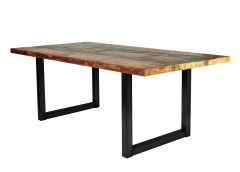 Söögilaud Tische 85x160, mitmevärviline antiikmust