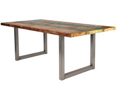 Söögilaud Tisch, 100x200 cm, antiikhõbe