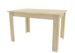 Söögilaud 80x120 cm, sonoma tamm