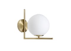 Seinalamp Glam, kuld/valge
