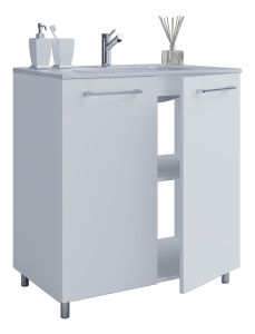 Püsiv Vannitoakomplekt Badinos 2  60Cm, valge