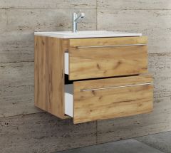 Vannitoakomplekt Badinos 2 Sahtlit 60Cm, meetamm