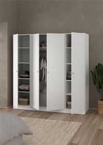 Riidekapp Billund 4, valge