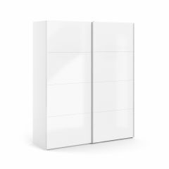Lükandustega riidekapp Firenze , 75310/01 Valge/kõrgläige