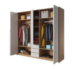 Voldikustega Riidekapp Xelo 230