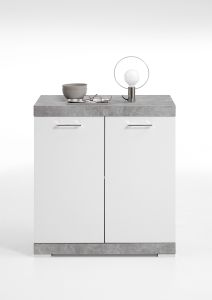 Kummut Bristol 1 XL, Betoon/valge