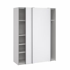 Lükandustega riidekapp Firenze , 75310/13 Valge/kõrgläige