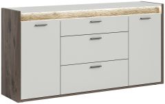 Kummut Falcona, 167x86x40,Nox oak/LED