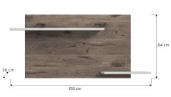Seinariiul Falcona, 64x135x22,Nox oak