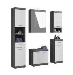Vannitoakomplekt Scout, 164x191x34,Valge kõrgläige