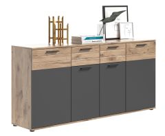 Kummut Mason, 180x87x40,Nox oak/Basalthall
