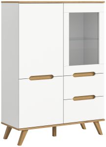 Kummut Scandi, 100x140x40,Nox oak