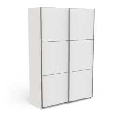 Lükandustega valge riidekapp Alahambra 148cm