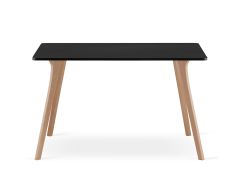 Söögilaud Monti 80x120 cm, must