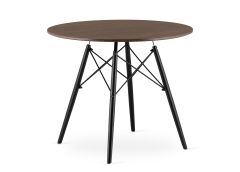 Söögilaud Todi Ø90 cm, tume saar