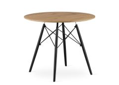 Söögilaud Todi Ø90 cm, meevärvi tamm