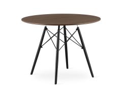 Söögilaud Todi Ø100 cm, tume saar