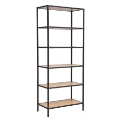 Riiul HEDVIG 63x33xH152cm, saar/must