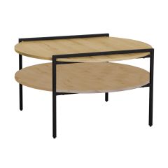 Diivanilaud HEDVIG 80x80xH45cm, saar/mus