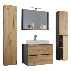 Vannitoakomplekt Lendas M kappidega 80cm 