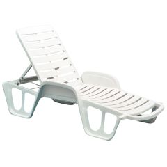Lamamistool FISSO, 71x192xH45cm, valge
