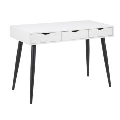 Kirjutuslaud NEPTUN 110x50xH77cm, valge/