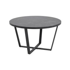 Diivanilaud AMBLE D77xH44cm, must marmor