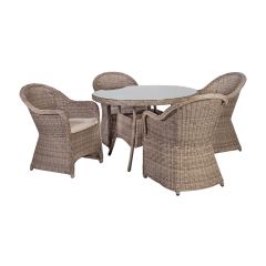 Komplekt TOSCANA laud ja 4 tooli
