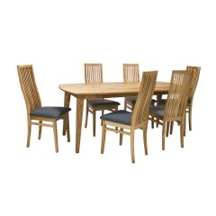 Söögilauakomplekt RETRO 6-tooliga