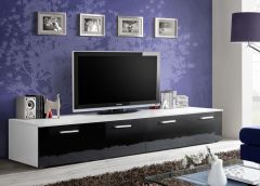 TV-alus Duo, valge/must