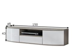 TV-alus Ontario 150 cm, san remo tamm