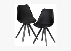 Söögitoolide komplekt Scandinavish, 2 tk, must