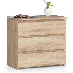 Kummut CL 3 3SZ, 60x35xK57 cm, sonoma tamm