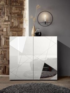 Kummut Vittoria, 121x42xK111 cm, valge läige