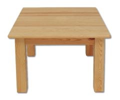 Diivanilaud ST109,  76x76xH46 cm, mänd, naturaalne, lakitud