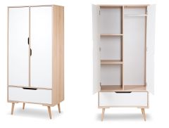 Riidekapp Sofie, 80x52xK180 cm