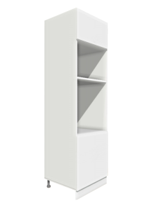 Köögi kõrge ahjukapp D14RU, 60x56,5xK207 cm, valge