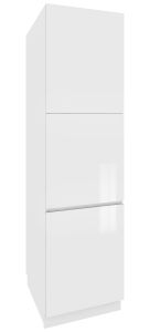Köögi kõrge põrandakapp Campari SPD 6-2137, 60x58xK213,7 cm, valge läikega