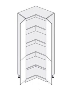 Köögi kõrge põrandakapp D14-DP-207, 60x56,5xK207 cm