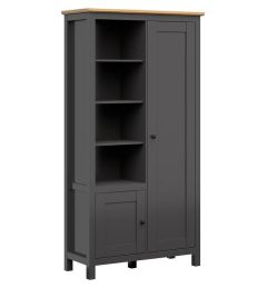 Kappriiul Hesen S515-SZF2D, 106x44xK203 cm, grafiit + käsitöö tamm
