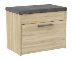 Jalatsikapp Parma mini, 60x35xK49 cm, sonoma tamm