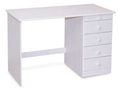 Kirjutuslaud Rio 4141-1, 115x57xK74 cm, mänd, valge