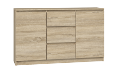 Kummut 2D3S, 120x30xK75 cm, sonoma