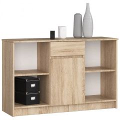 Kummut B 17, 120x40xK77 cm, sonoma tamm