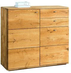 Kummut Dallas 46, 117x39xK104 cm, tamm, naturaalne