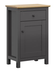 Kummut Hesen M253-KOM1D1S, 66x41xK101 cm, grafiit + käsitöö tamm