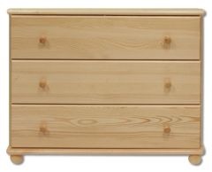 Kummut KD105, 100x47xK78 cm, mänd, naturaalne